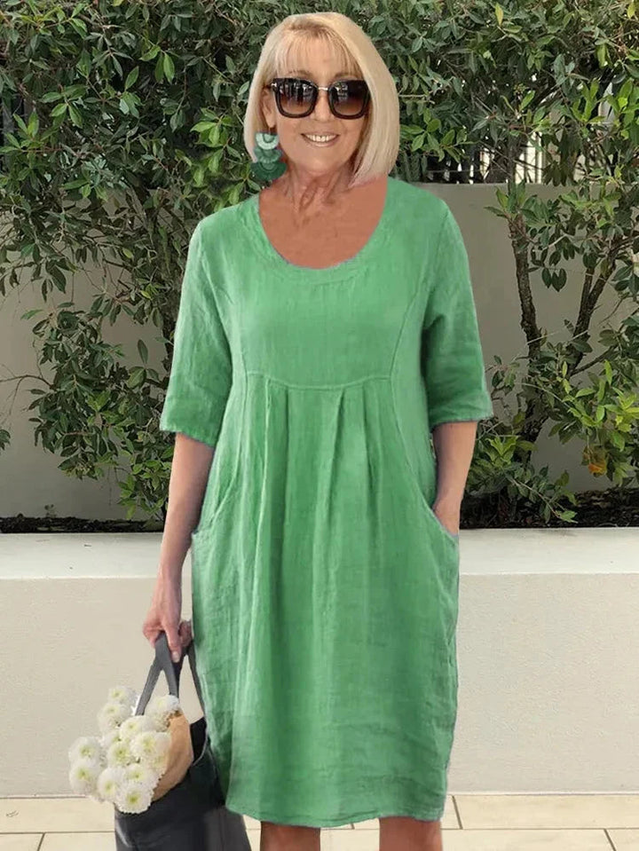 Devyn - Rochie Elegantă Cu Buzunar