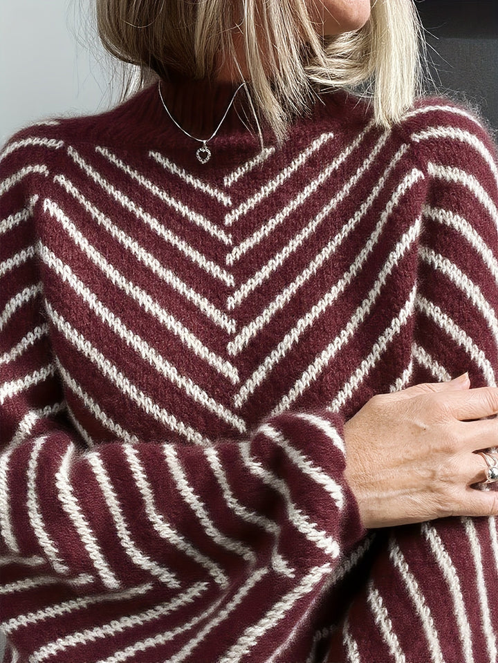 Klarysa - Pulover Casual Cu Mâneci Lungi Din Tricot