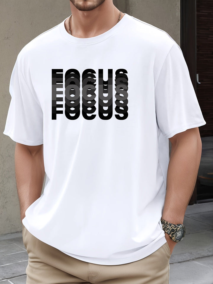 Focus – Tricou Elegant Cu Proiectare Efect