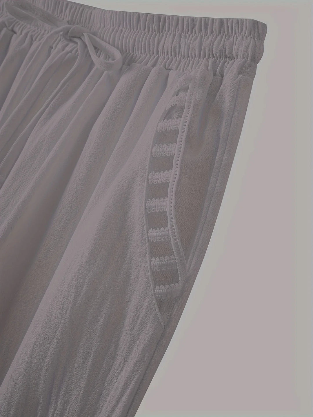 Tracey - Contrastul Trim Pantaloni Tăiați