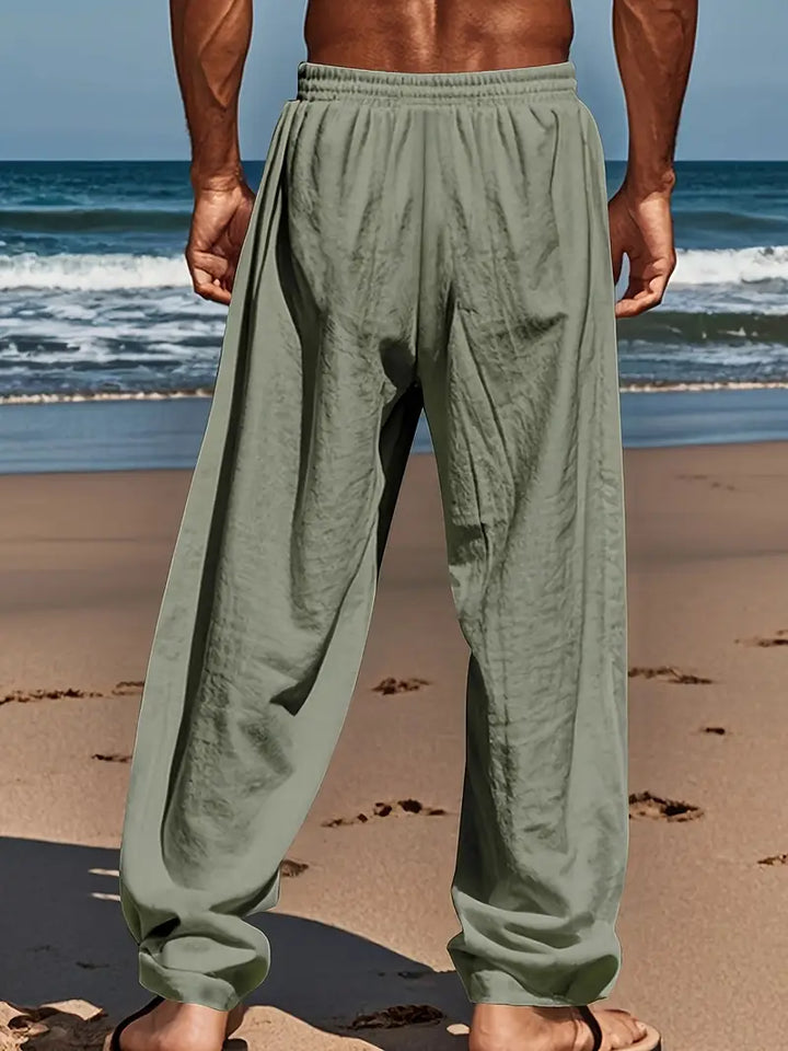 Babaev - Pantaloni Eleganți Din In
