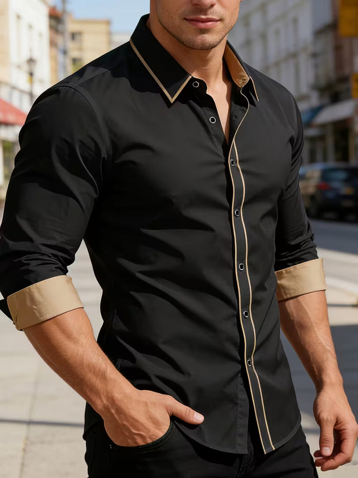 Daven - Cămașă Afaceri Casual Slim Fit