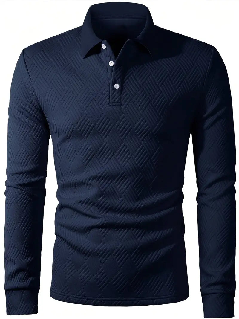 Kenric - Cămașă Casual Cu Nasturi Si Rextură