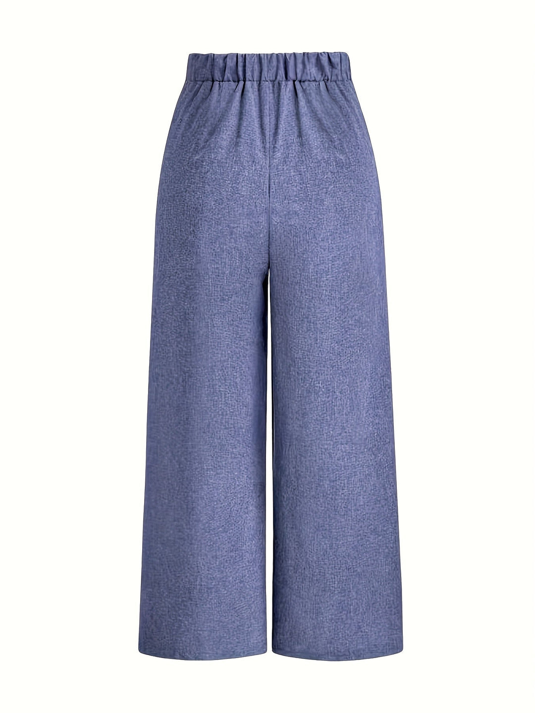 Nmelda - Pantaloni Cu Talie înaltă și Picior Larg