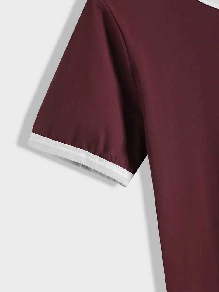 Kisara - Tricou Casual Cu Mâneci Scurte
