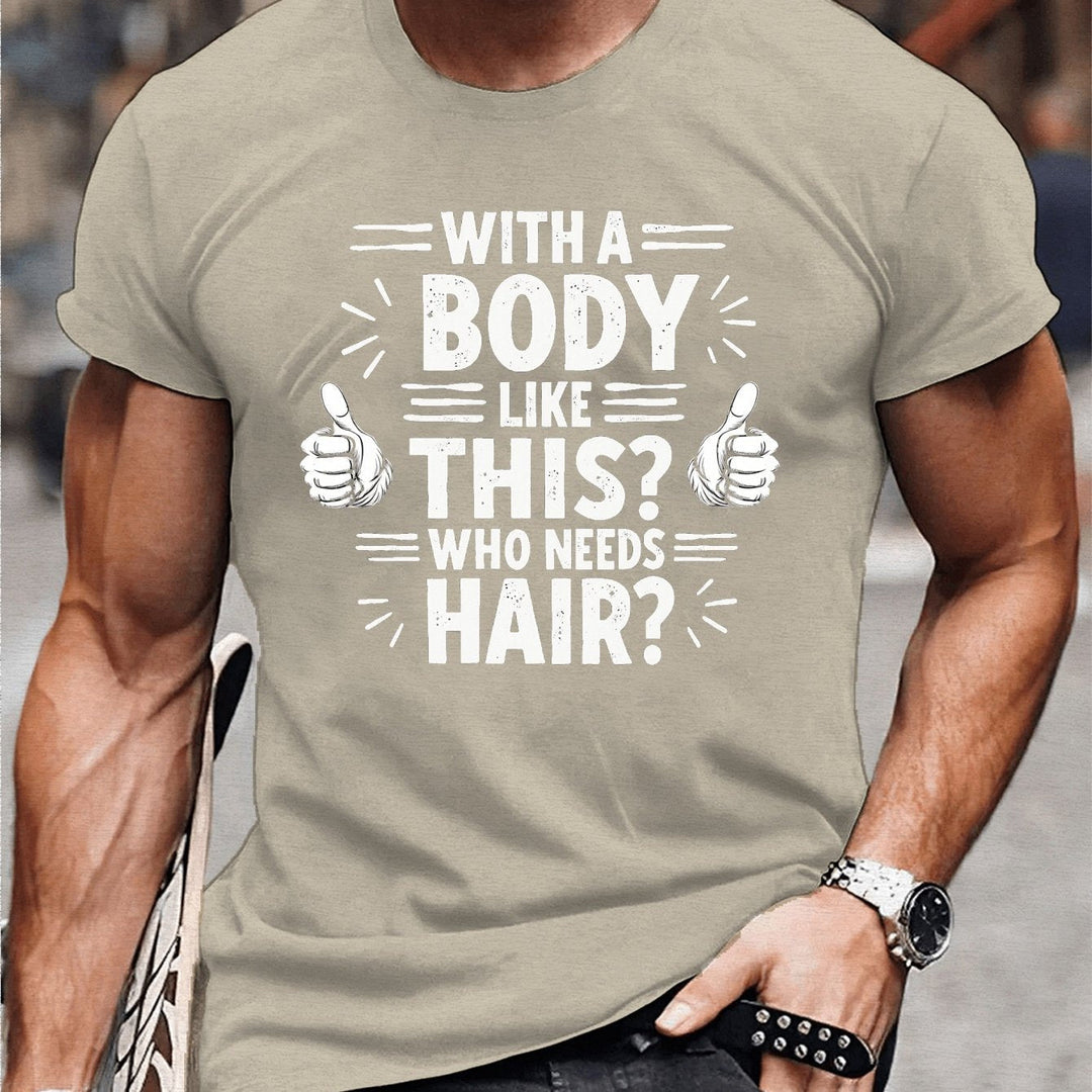 Hairy – Tricou Elegant cu Mânecă Scurtă