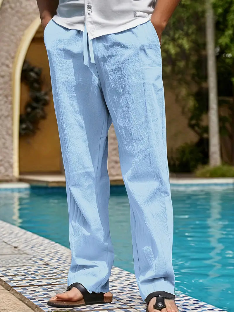 Babaev - Pantaloni Eleganți Din In