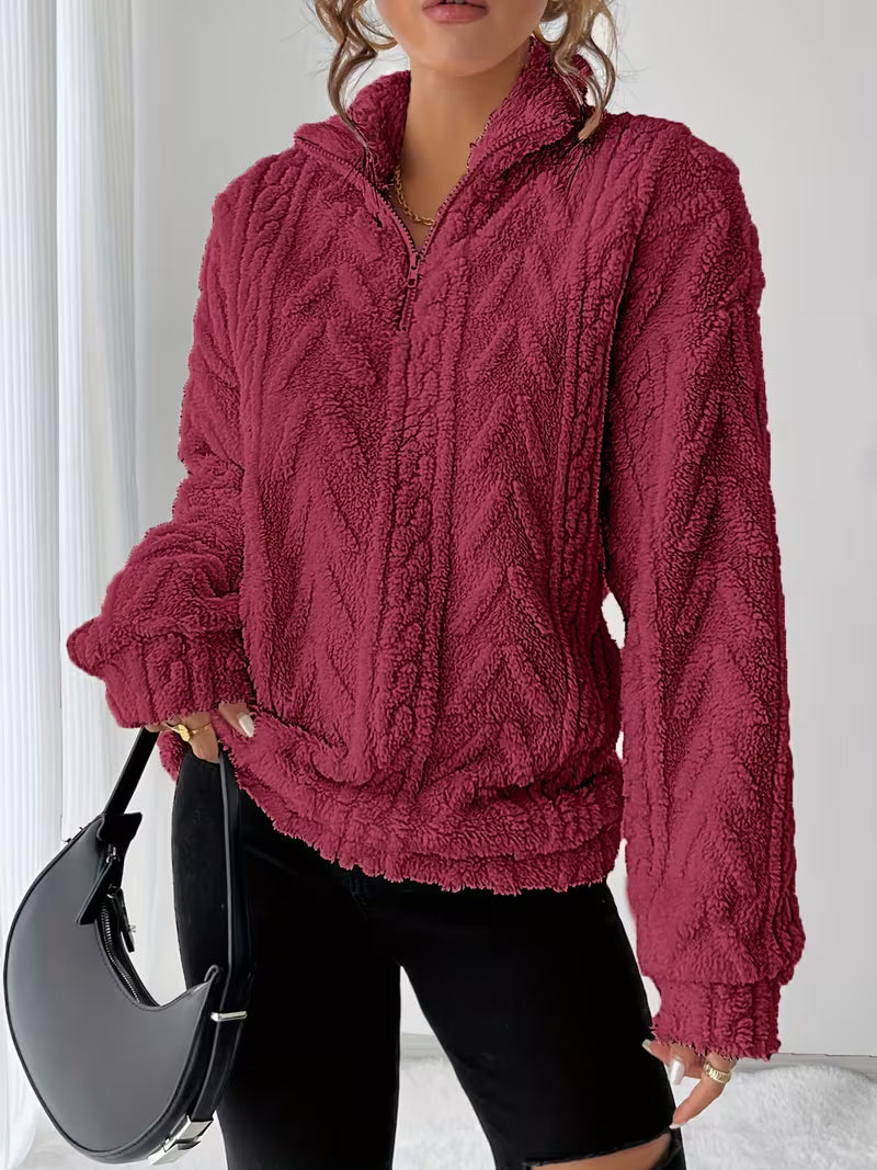 Nessia – Hanorac Versatil Din Fleece, Care Ține De Cald