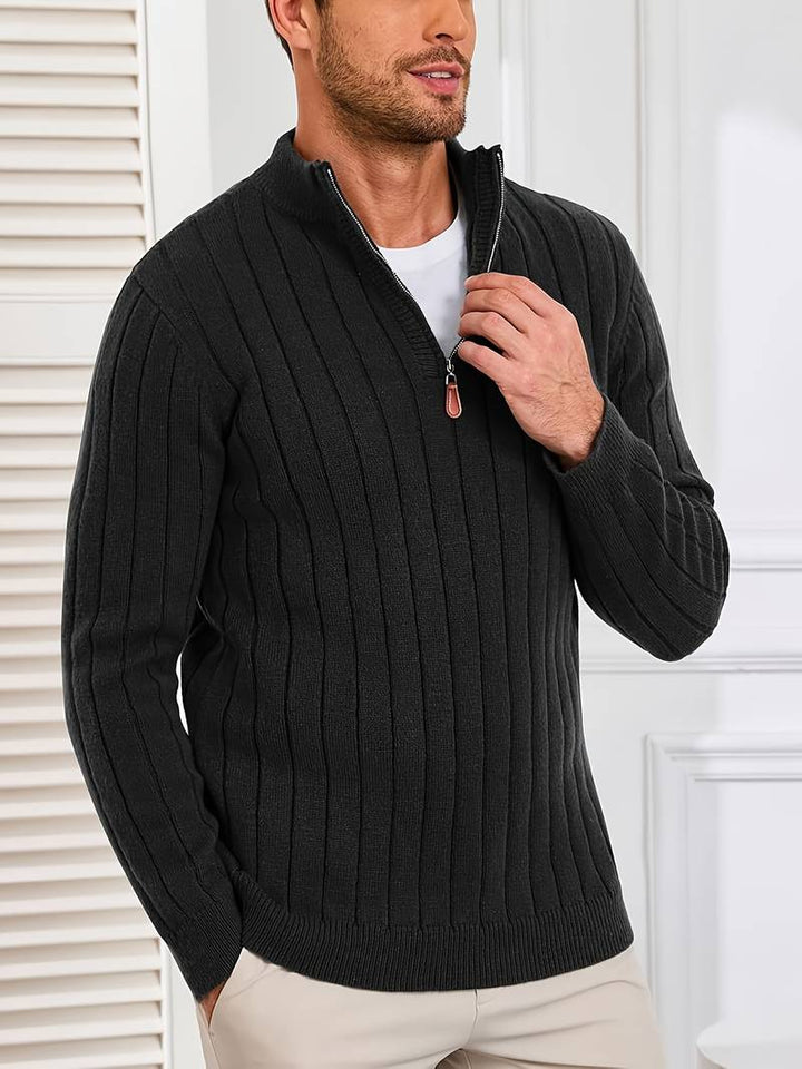 Yedidya - Pulover Casual cu Mâneci Lungi Din Tricot