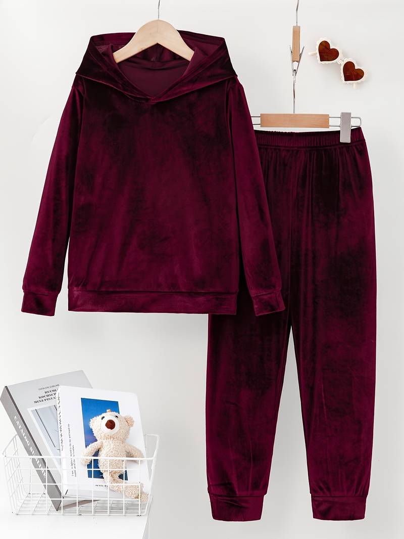 Tiferet - Set Elegant Format Din Pulover cu Glugă și Pantaloni