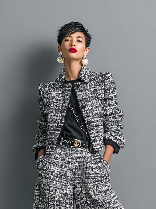 Aderet - Jacheta Elegantă cu Mâneci Lungi și Pantaloni Casual