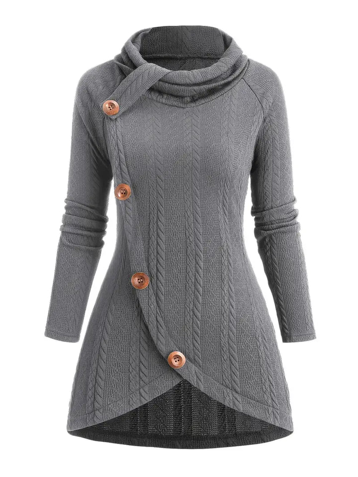 Masabata - Cardigan Tricotat Casual cu Nasturi