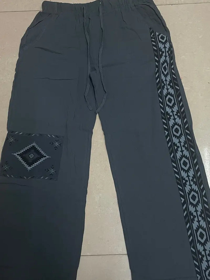 Daniil - Pantaloni In Stil Etnic Cu Buzunare