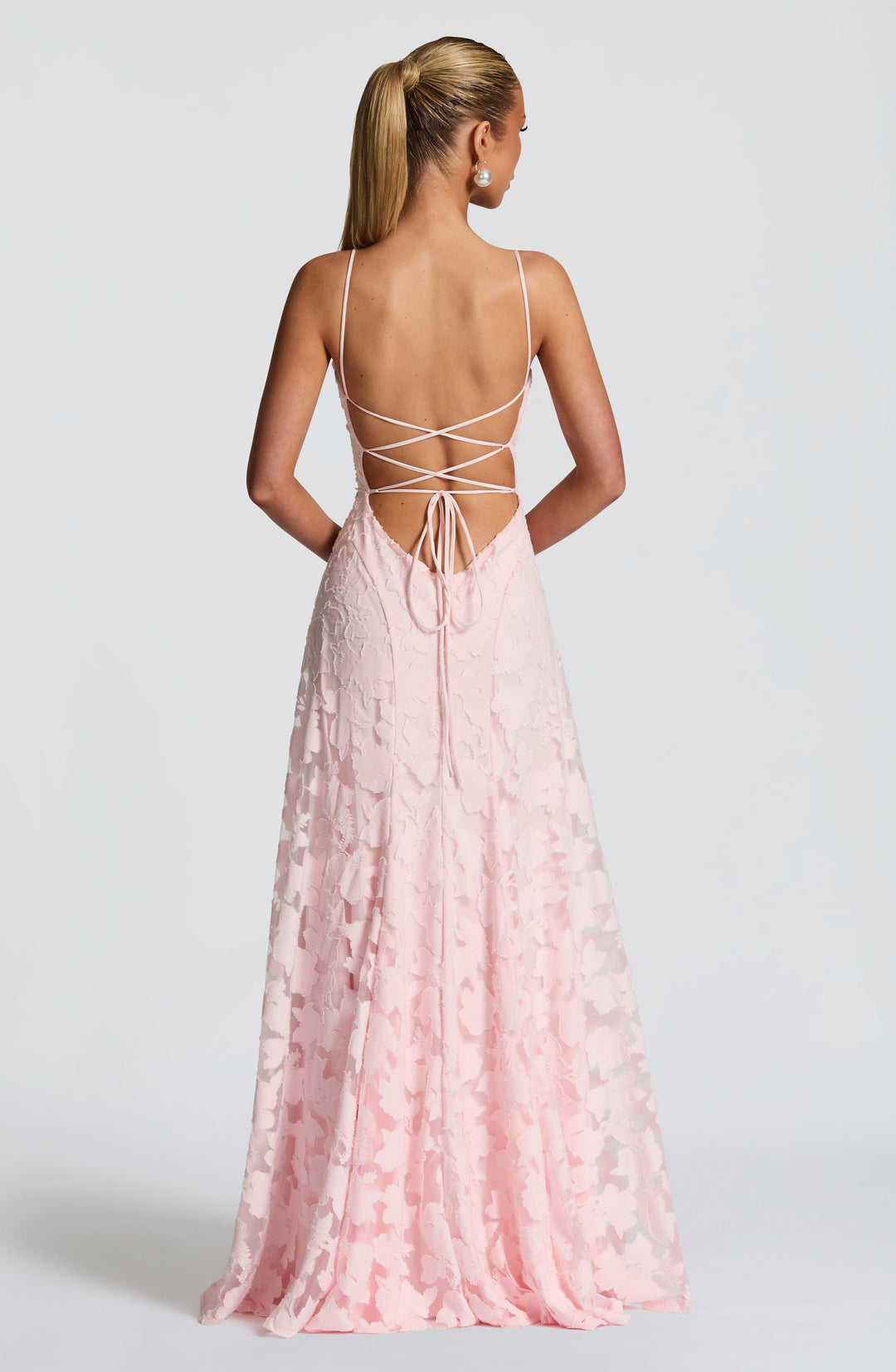 Alona - Rochie Lungă Cu Corset Din Dantelă Elegantă