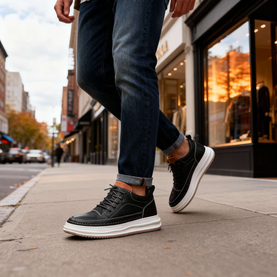 Harold – Adidași Din Piele Cu Șireturi