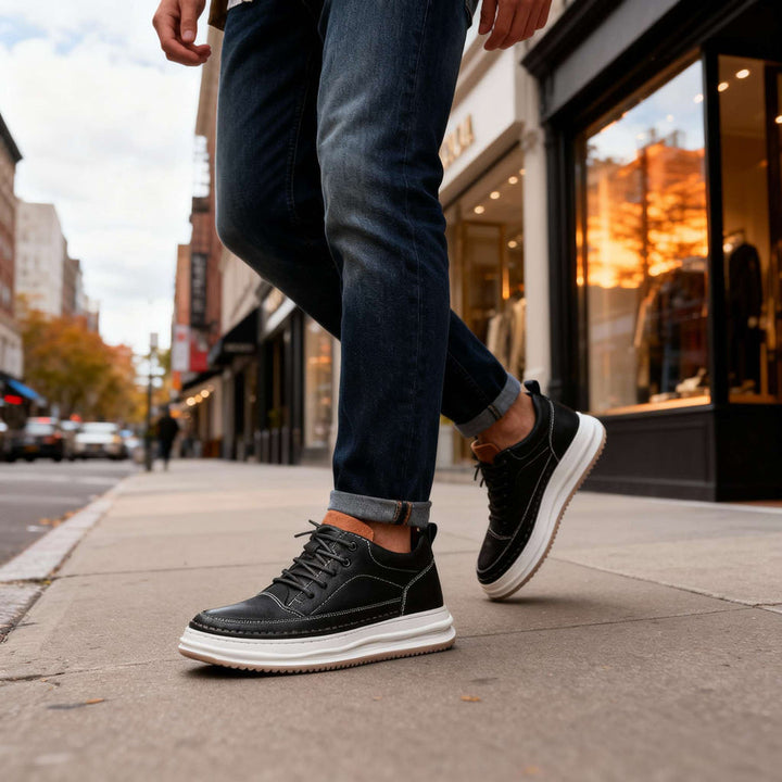 Harold – Adidași Din Piele Cu Șireturi