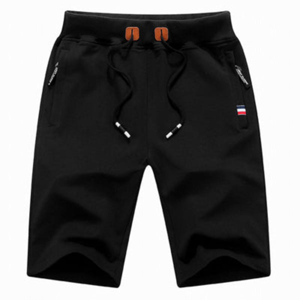 Hary - Pantaloni Scurți Din Bumbac cu Buzunare cu Fermoar