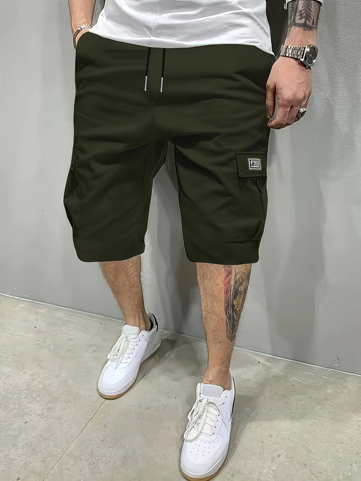 Emmitt - Pantaloni Scurți Cargo Cu Mai Multe Buzunare