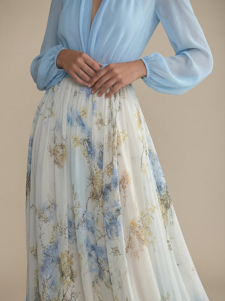Zdravka - Rochie Maxi Cu Imprimeu Floral