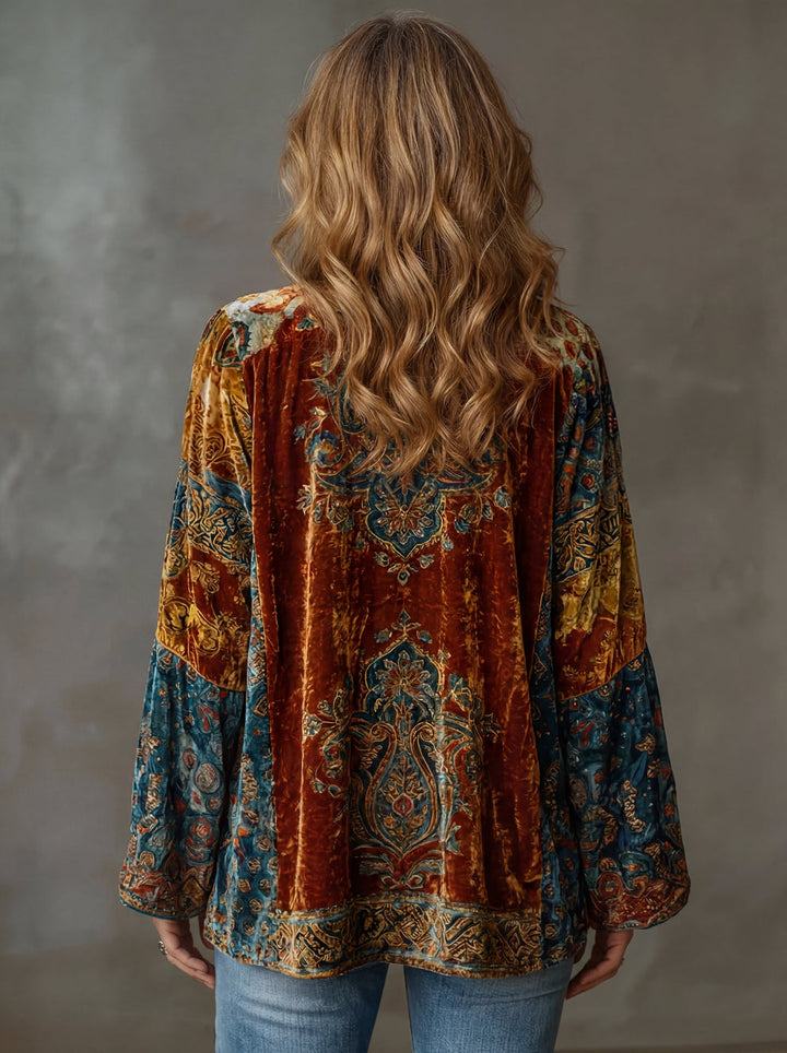 Elyska - Palton Kimono în Stil Boho