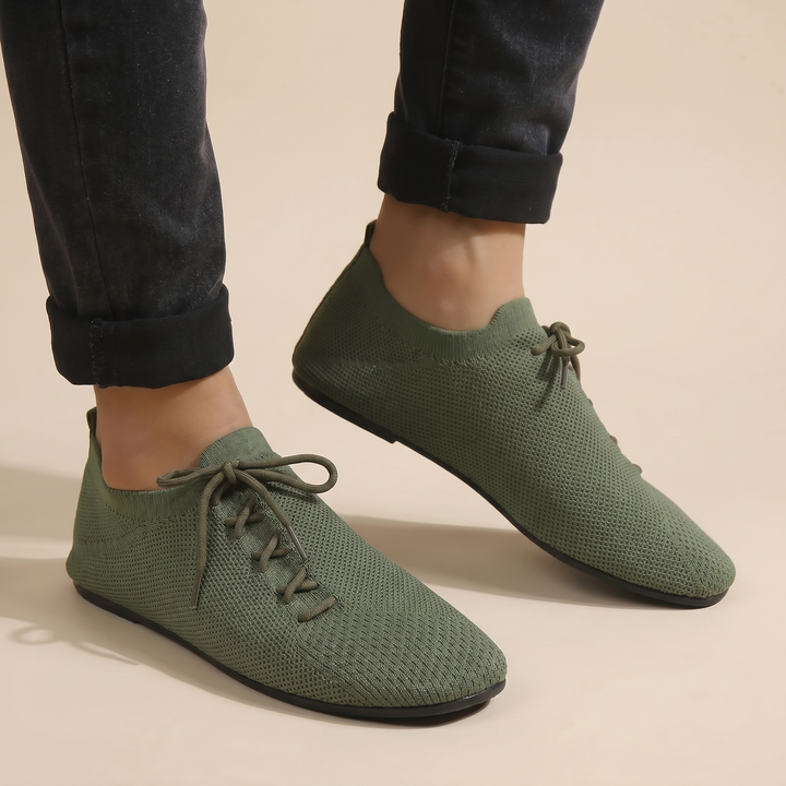 Denilson - Mocasini Ușori Din Tricot, Cu Șireturi