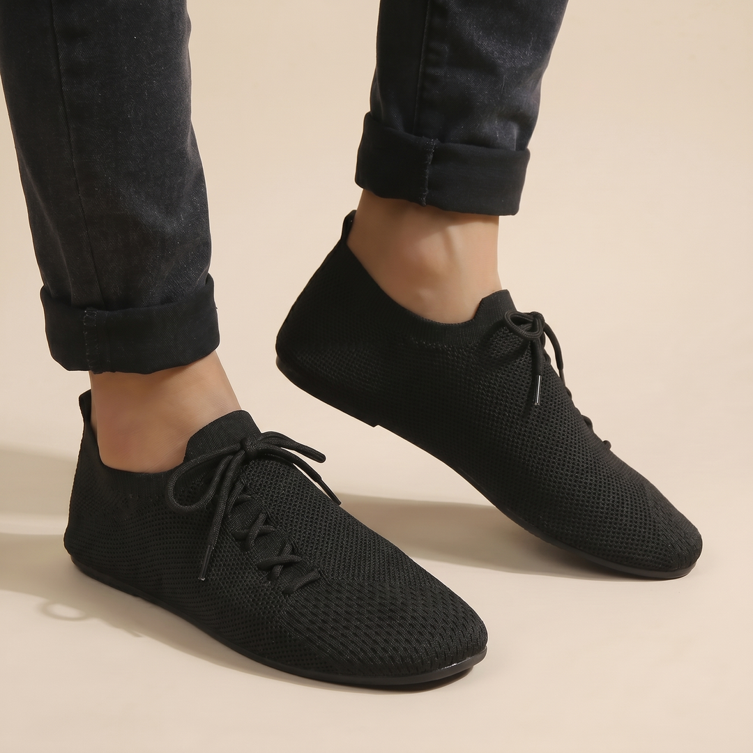 Denilson - Mocasini Ușori Din Tricot, Cu Șireturi
