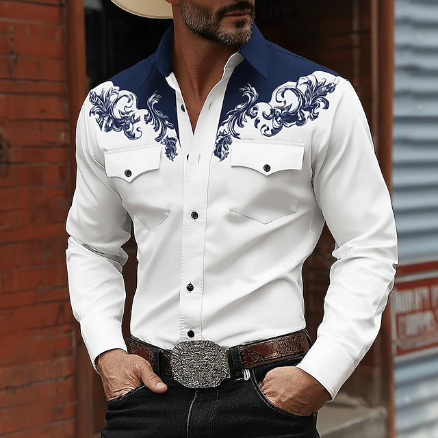Leif - Cămașă Clasică în Stil Western