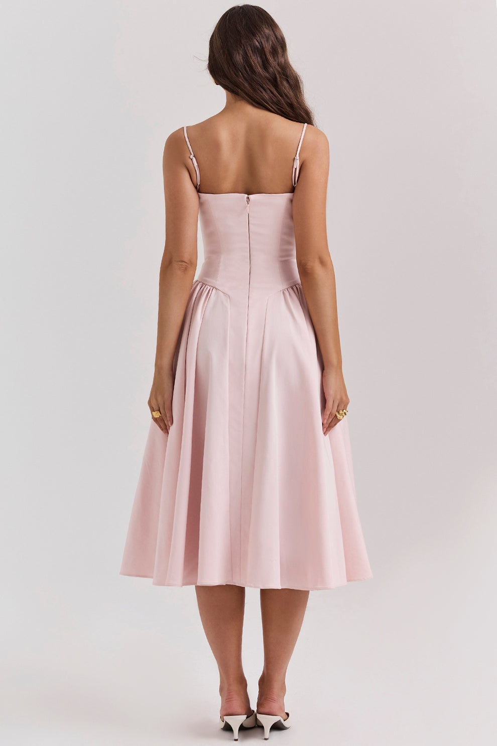 Maissa - Rochie midi Elegantă Fără Mâneci