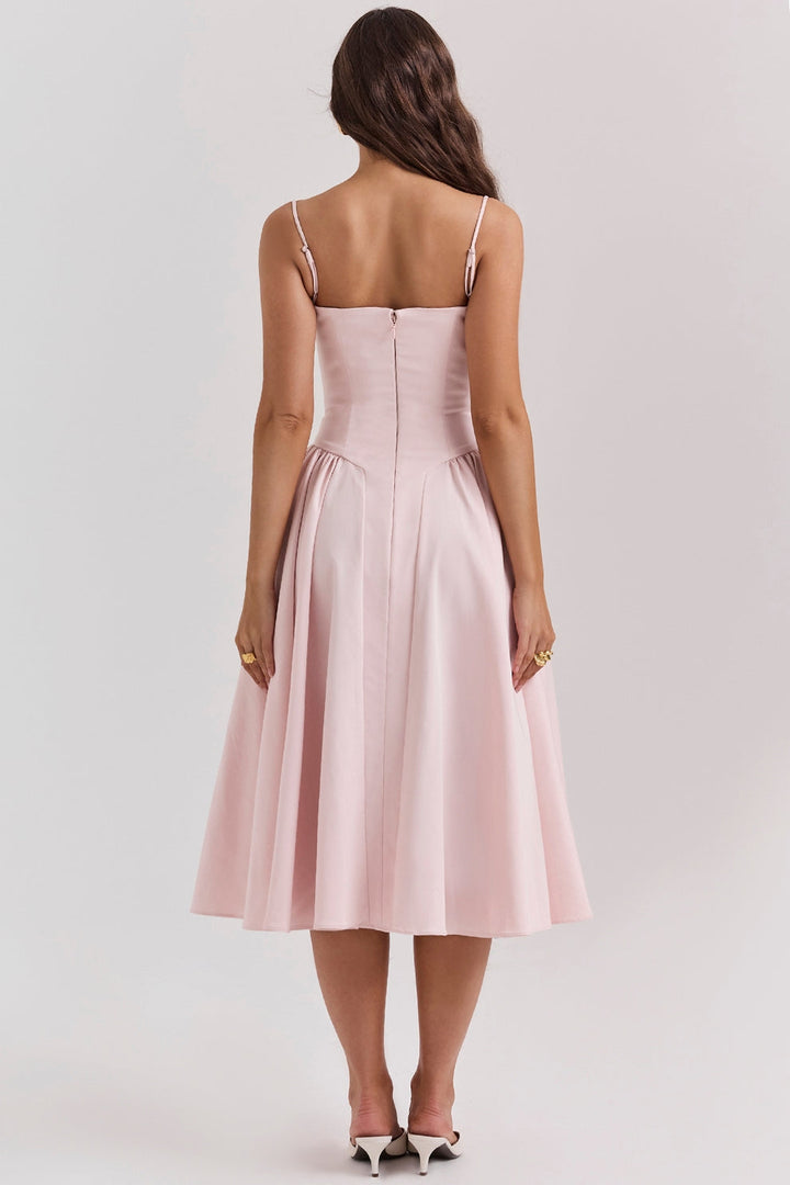 Maissa - Rochie midi Elegantă Fără Mâneci