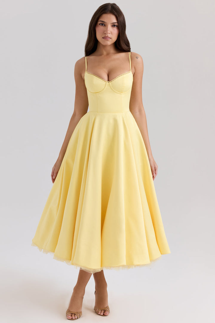 Arestina - Rochie Midi Din Tul La Modă