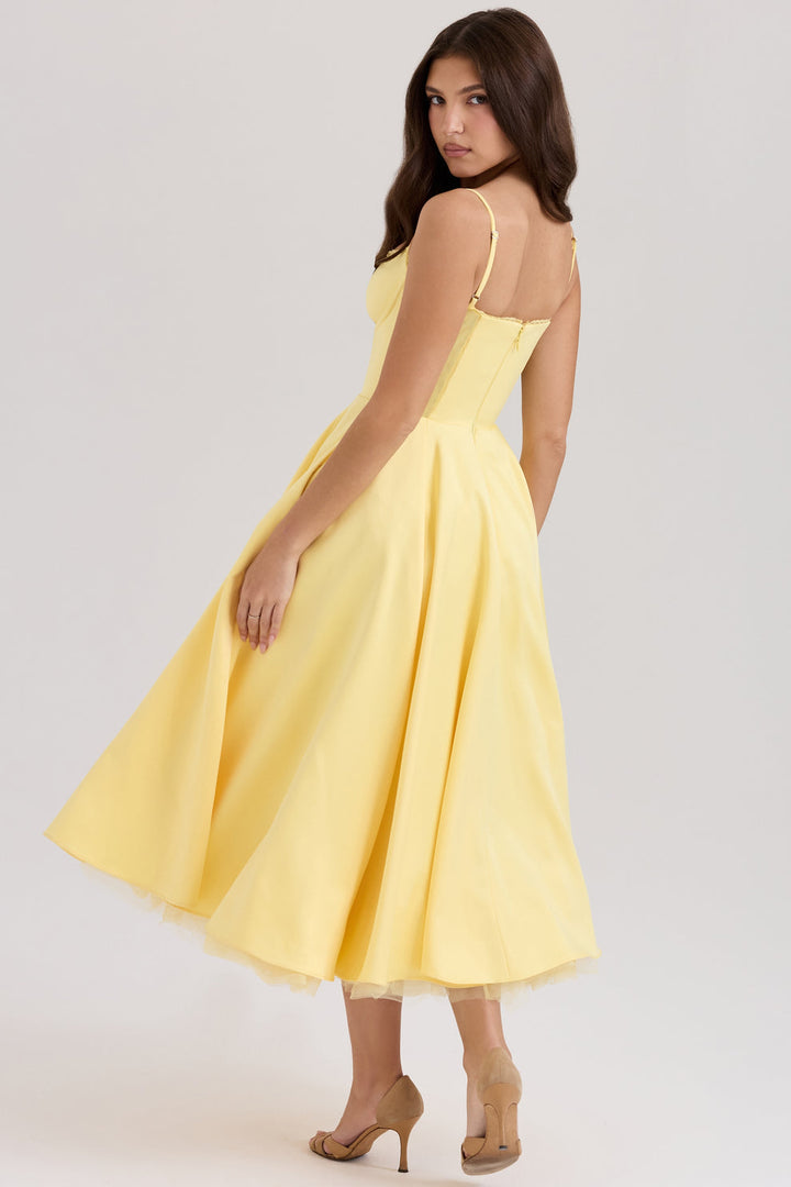 Arestina - Rochie Midi Din Tul La Modă