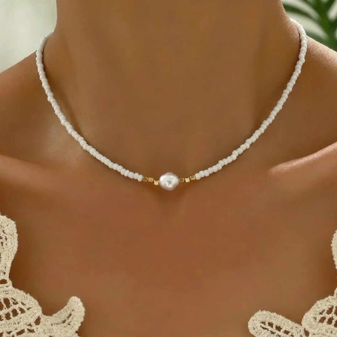 Araya - Colier Cu Turcoaz Și Perle