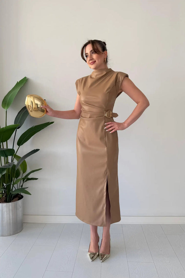 Claudine - Rochie Elegantă Cu Curea