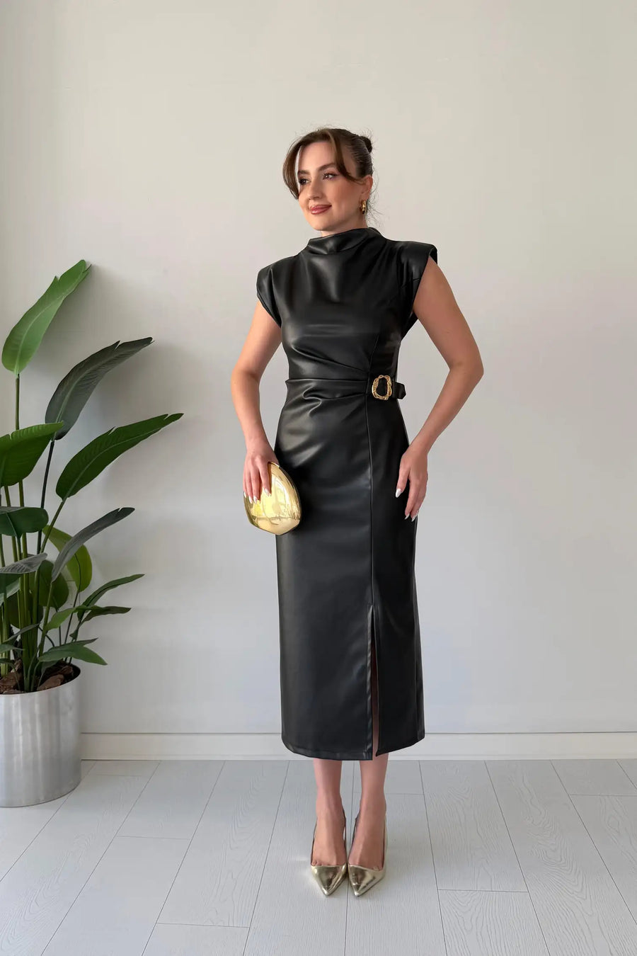 Claudine - Rochie Elegantă Cu Curea