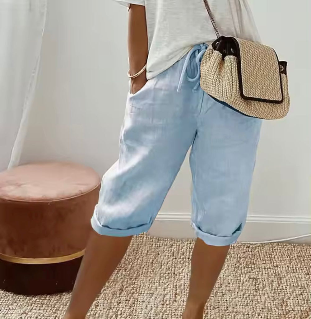 Klaudija - Pantaloni Scurți Din in Gemak