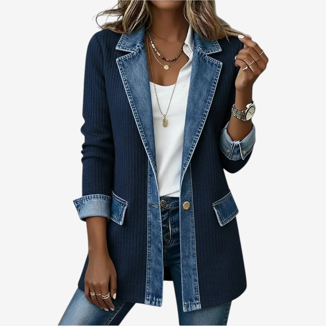 Sunna - Jachetă Din Denim Asortat