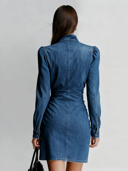 Maliana - Rochie Mini Din Denim