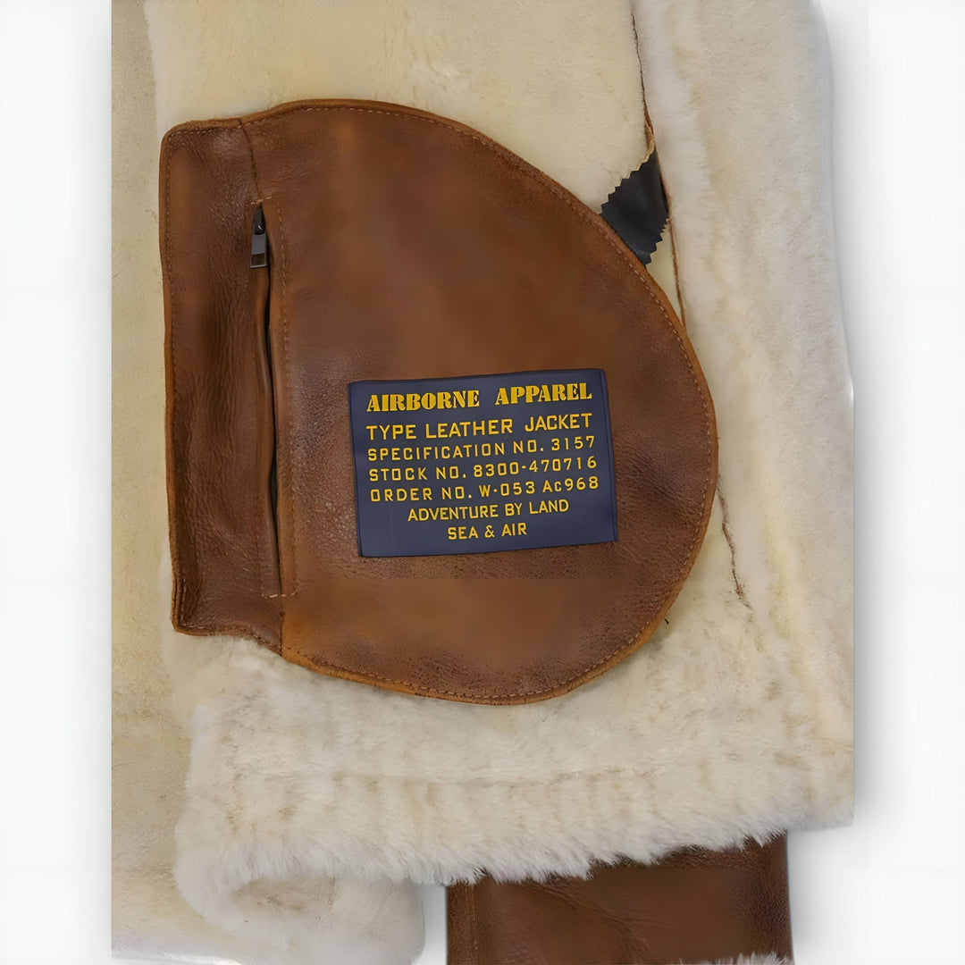 Grantham - Jachetă Bomber cu Glugă din Blană