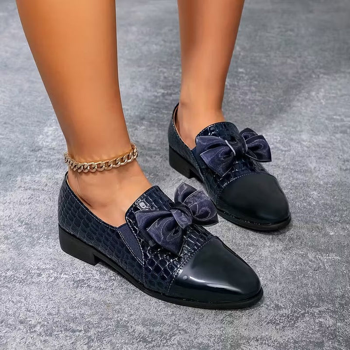 Nalira - Mocasini Ortopedici Din Piele Cu Fundă
