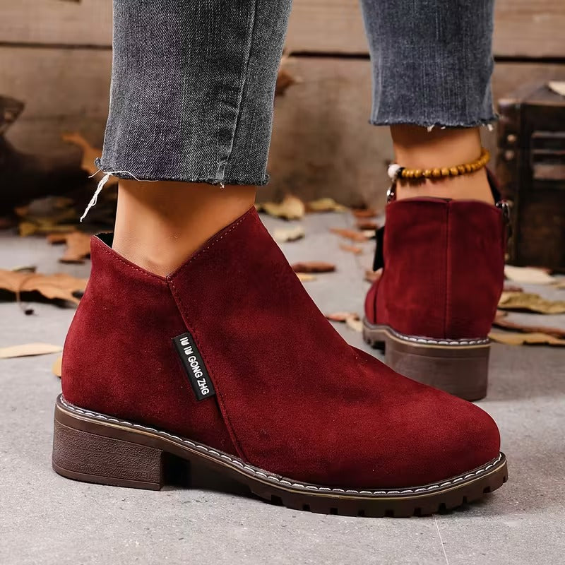 Myrcella - Cizme Ortopedice Casual Din Piele