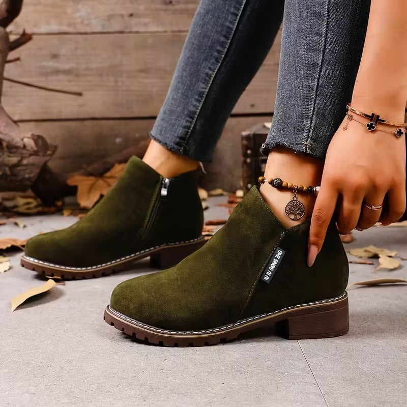 Myrcella - Cizme Ortopedice Casual Din Piele