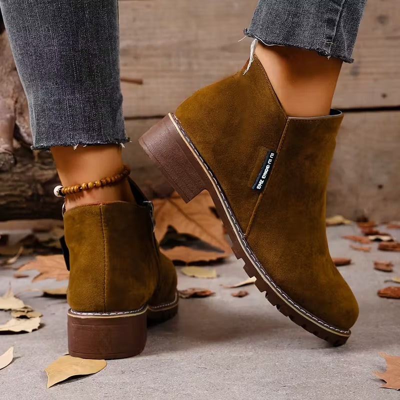 Myrcella - Cizme Ortopedice Casual Din Piele