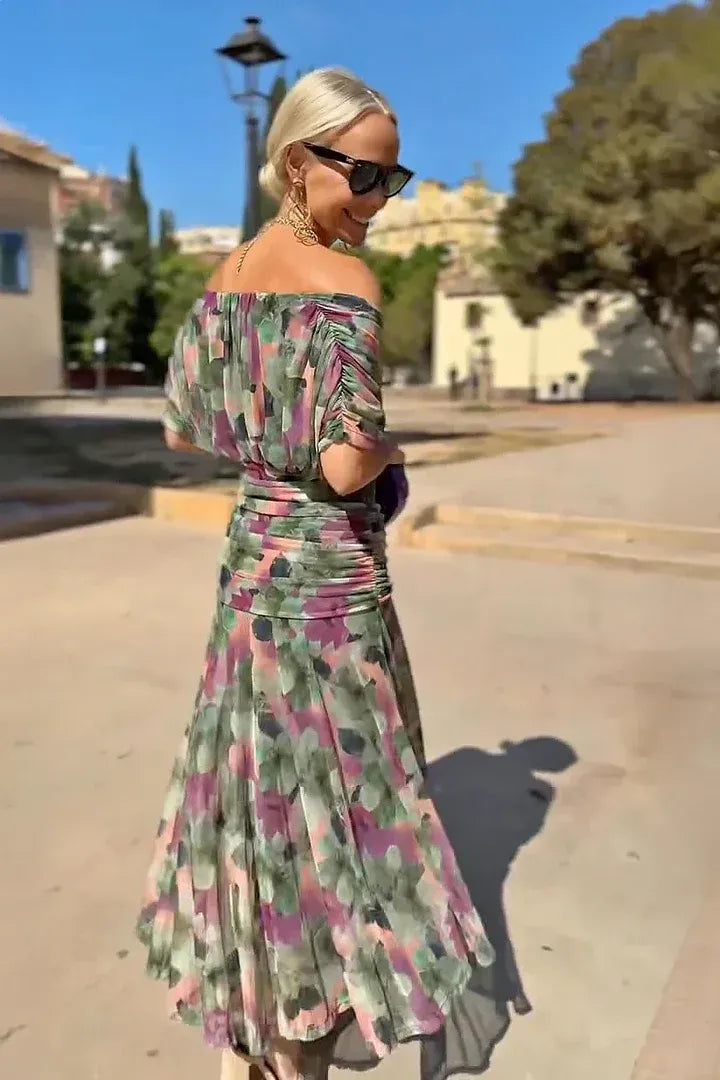Manich - Rochie Midi Fluidă
