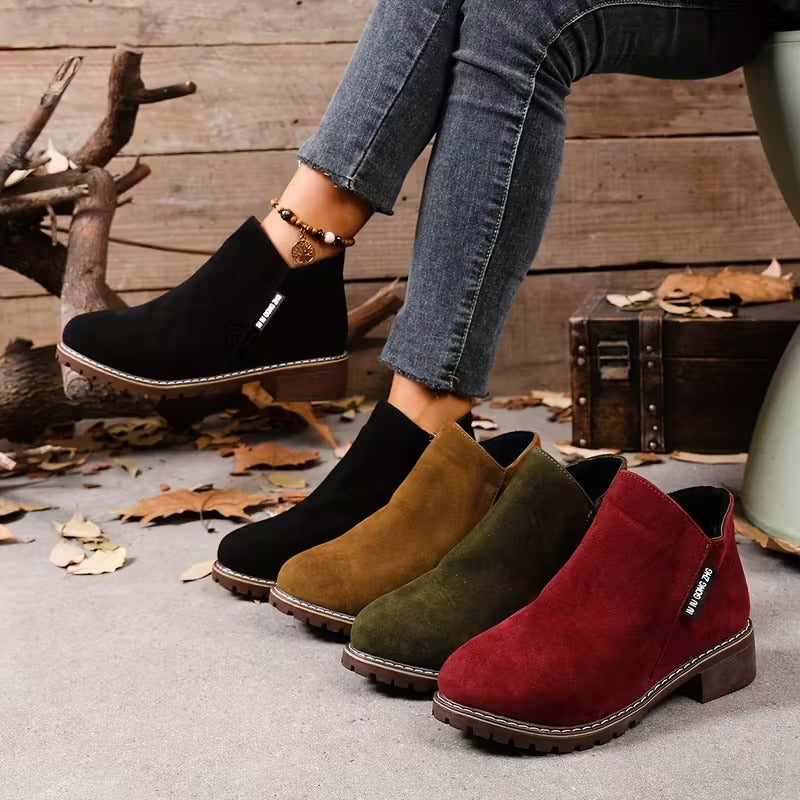 Myrcella - Cizme Ortopedice Casual Din Piele