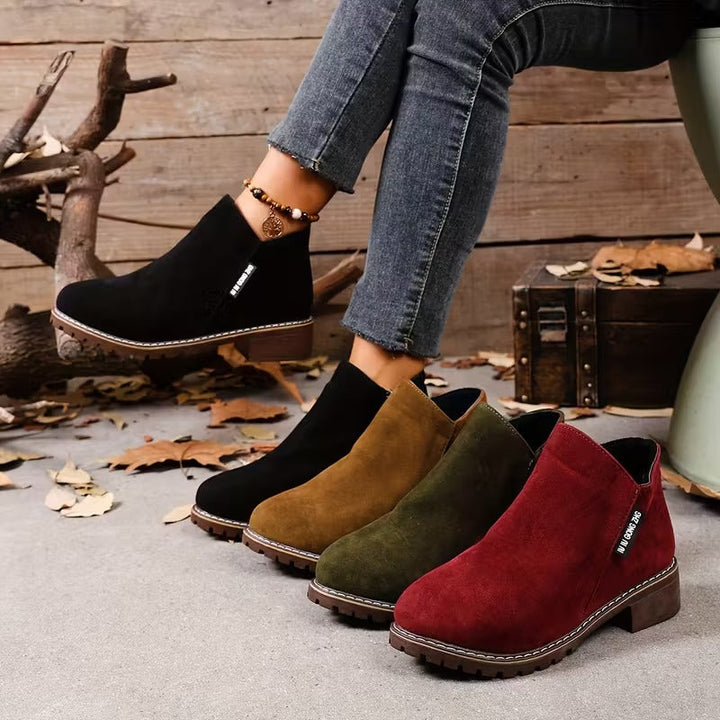 Myrcella - Cizme Ortopedice Casual Din Piele