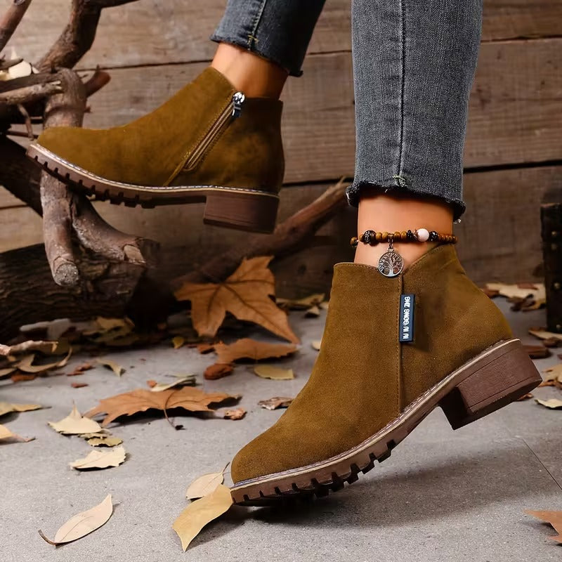 Myrcella - Cizme Ortopedice Casual Din Piele