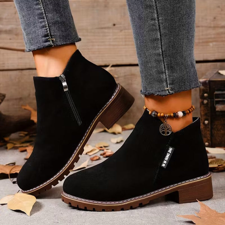 Myrcella - Cizme Ortopedice Casual Din Piele