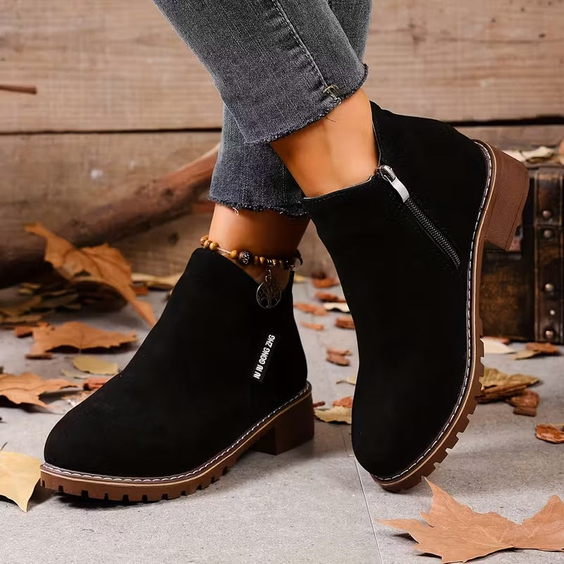 Myrcella - Cizme Ortopedice Casual Din Piele