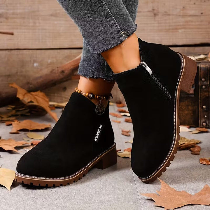 Myrcella - Cizme Ortopedice Casual Din Piele