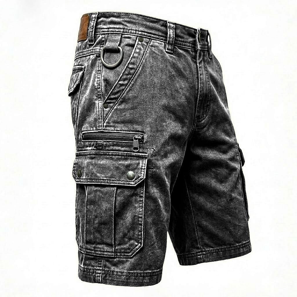 Pezeshkian - Șorturi Marfă Elegante Din Denim